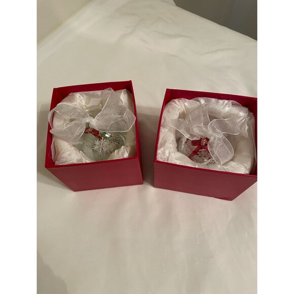 Set of Vintage Sorrelle Glass Ornaments w/Gift Boxes - Picture 5 of 10